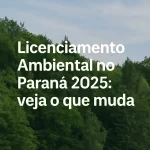 Licenciamento Ambiental no Paraná 2025: veja o que muda